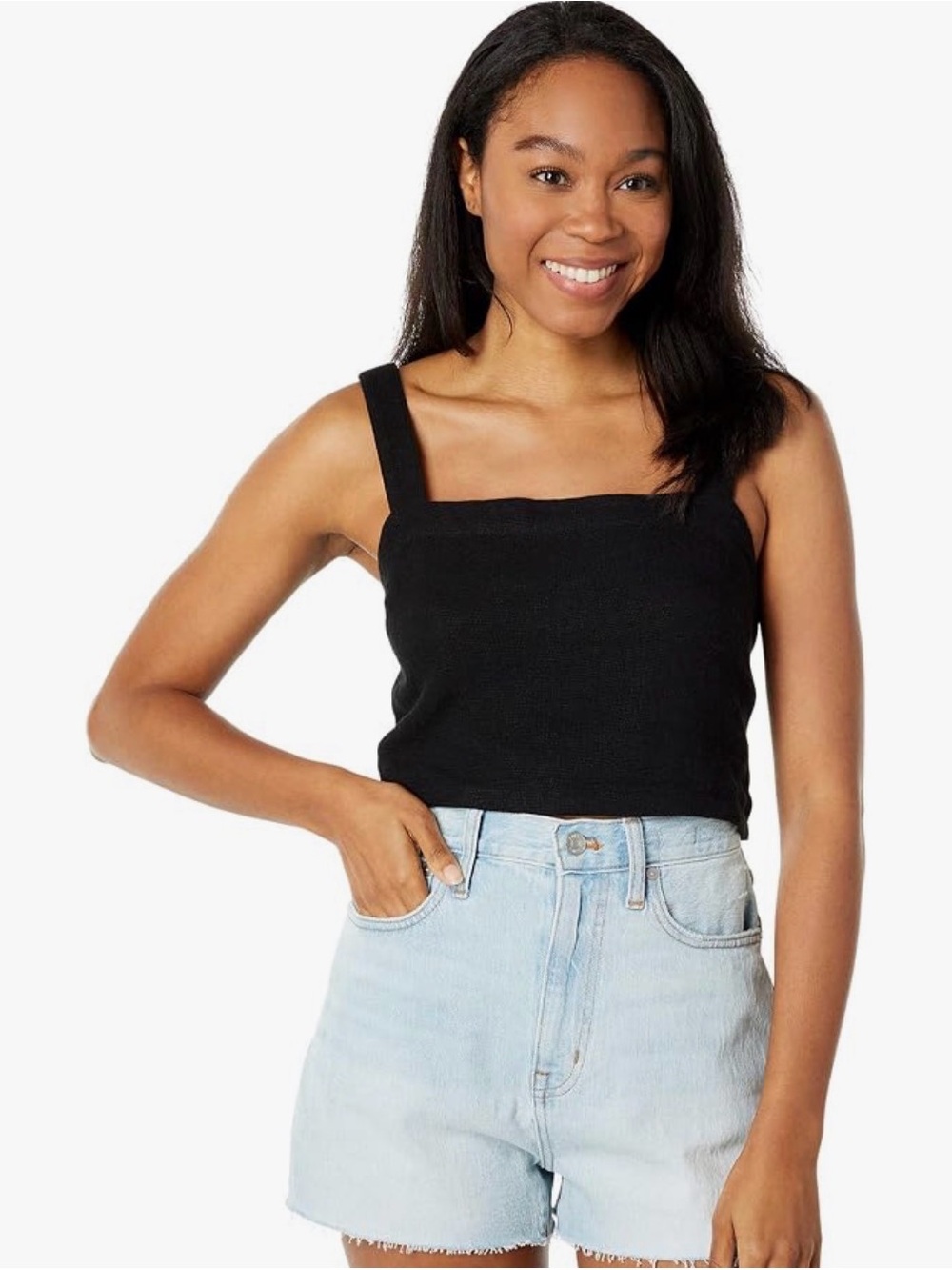 Madewell Breezewoven Abbie Crop Top